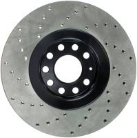 Stoptech - StopTech 01-06 Audi All Road / 05-09 A4/A4 Quattro / 6/99-04 A6 Quattro Drilled Left Front Rotor - 128.33096L - Image 2