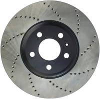 StopTech Power Slot 09-10 Audi A4/A4 Quattro / 08-10 A5 / 10 S4 Front Left Drilled Rotor - 128.33123L