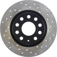 Stoptech - StopTech 10-11 & 13 Audi A3 Quattro / 10 VW GTI Mk VI Drilled Left CRYO-STOP Brake Rotor - 128.33129CL - Image 2