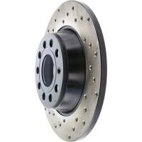 Stoptech - StopTech 10-11 & 13 Audi A3 Quattro / 10 VW GTI Mk VI Drilled Right CRYO-STOP Brake Rotor - 128.33129CR - Image 3