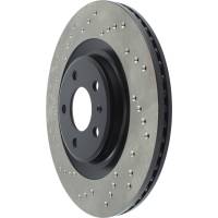 Stoptech - StopTech 12 Audi A6 Quattro/11-12 A7 Quattro/13 Q5/7-11/13 S4/12 S5 Rear Right Drilled Cryo Rotor - 128.33137CR - Image 3