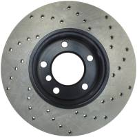 Stoptech - StopTech 08-10 BMW 128i Cross Drilled Right Front Rotor - 128.34077R - Image 2