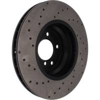 Stoptech - StopTech 07-13 BMW 3 Series Cryo Drilled Sport Left Front Rotor - 128.34093CL - Image 4