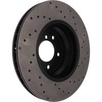 Stoptech - StopTech 07-13 BMW 335i Drilled Sport Cryo Right Front Rotor - 128.34093CR - Image 2