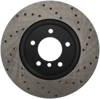 Stoptech - StopTech 07-10 BMW 335i Cross Drilled Left Front Rotor - 128.34093L - Image 2