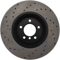 Stoptech - StopTech 07-10 BMW 335i Cross Drilled Left Front Rotor - 128.34093L - Image 3