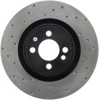 Stoptech - StopTech Sport Cross Drilled Brake Rotor - Front Left - 128.34114R - Image 1