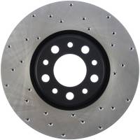 StopTech 15-17 Chrysler 200 / Jeep Renegade Sport Drilled Vented Left Front Rotor - 128.63080L
