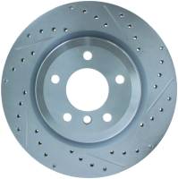 Stoptech - StopTech Select Sport 07-13 BMW 335i Slotted & Drilled Vented Left Rear Brake Rotor - 227.34080L - Image 1