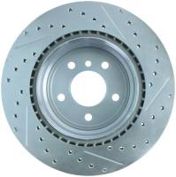 Stoptech - StopTech Select Sport 07-13 BMW 335i Slotted & Drilled Vented Right Rear Brake Rotor - 227.34080R - Image 2