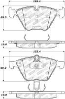 StopTech Street Select Brake Pads - Front - 305.09180
