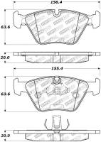 Stoptech - StopTech Street Select Brake Pads w/Hardware - Front - 305.09460 - Image 1