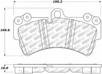 StopTech 07-15 Audi Q7 Street Select Front Brake Pads - 305.09770