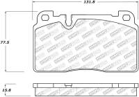 StopTech 07-15 Audi Q7 Street Select Brake Pads - Front - 305.16630