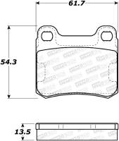 StopTech Street Brake Pads - 308.03350