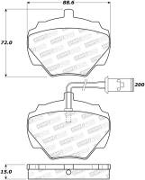 StopTech Street Brake Pads - Front - 308.05181