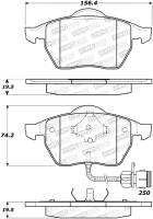 StopTech Street Brake Pads - Rear - 308.05552