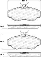 Stoptech - StopTech Street Brake Pads - 308.06760 - Image 1