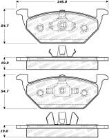 Stoptech - StopTech Street Brake Pads - 308.07680 - Image 1