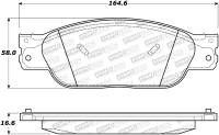 StopTech Street Brake Pads - 308.09330