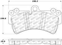 StopTech Street Touring Porsche Brake Pads - 308.09770