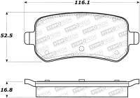 Stoptech - StopTech Street Brake Pads - 308.10210 - Image 1