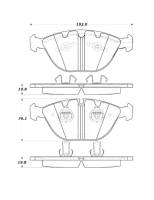 StopTech Street Touring 06-09 BMW M5 E60 / 07-09 M6 E63/E63 Front Brake Pads - 308.11510