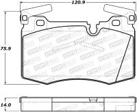 StopTech Street Brake Pads - Front - 308.14030