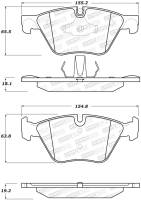 Stoptech - StopTech Street Brake Pads - Rear - 308.14060 - Image 2