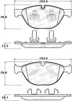 Stoptech - StopTech Street Brake Pads - Front - 308.14480 - Image 2