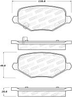 Stoptech - StopTech Street Brake Pads - Front - 308.17190 - Image 2