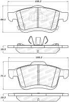 StopTech Street Brake Pads - Front/Rear - 308.17210