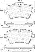 StopTech Street Brake Pads - Front - 308.18010