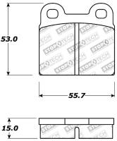 Stoptech - StopTech Performance Brake Pads - 309.00300 - Image 2