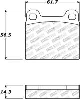 Stoptech - StopTech Performance 98-04 Volvo C70/98-00 V70 Rear Brake Pads - 309.00310 - Image 2