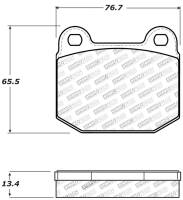 Stoptech - StopTech Performance 05-06 Lotus Exige Front Brake Pads - 309.01090 - Image 2