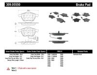 Stoptech - StopTech Performance Brake Pads - 309.05550 - Image 7