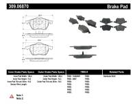 Stoptech - StopTech Performance Brake Pads - 309.06870 - Image 1