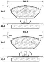 Stoptech - StopTech Performance Brake Pads - 309.07680 - Image 2