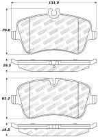Stoptech - StopTech Performance Brake Pads - 309.08720 - Image 2