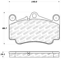 Stoptech - StopTech Performance Brake Pads - 309.09160 - Image 2