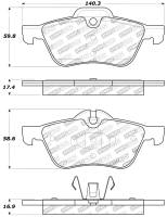 Stoptech - StopTech Performance 02-06 Mini Front Brake Pads - 309.09390 - Image 2