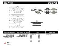 Stoptech - StopTech Performance 04-09 BMW X3 (E38) / 06-09 Z4 3.0Si (E86) / 00-07 330 Series Front Brake Pads - 309.09460 - Image 1