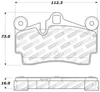 Stoptech - StopTech Performance Brake Pads - 309.09780 - Image 2