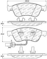 Stoptech - StopTech Performance 07-10 Audi S6/S8 Front Brake Pads - 309.10240 - Image 2