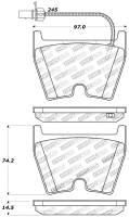 Stoptech - StopTech Performance Brake Pads - 309.10290 - Image 2