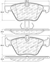 Stoptech - StopTech Performance 12 BMW X1 / 09-13 Z4 / 06 325 Series (Exc E90) Front Brake Pads - 309.10610 - Image 2