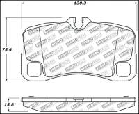 Stoptech - StopTech Performance Brake Pads - 309.13000 - Image 2