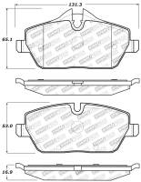 Stoptech - StopTech Performance Brake Pads - 309.13080 - Image 2