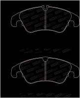 StopTech 12-19 Audi A6 / 11-18 Audi A7 Quattro Sport Brake Pads w/Shims and Hardware - Front - 309.13221